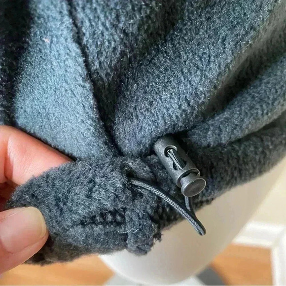 Columbia black fleece zip up coat jacket size medium gorpcore - Picture 3 of 5